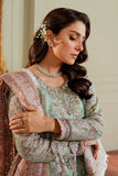 EMBROIDERED NET CH13-08 UNSTITCHED